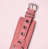 Guess Bracelet en cuir rose montre Pour les femmes | Ancien Guess montre