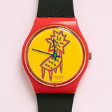 1992 DOTCHAIR GR115 Swatch Watch | 90s Swatch Watch Gent Originals - Vintage Radar