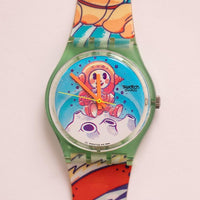 1991 YURI GG118 Swatch Watch | 90s Vintage Swatch Gent Watch - Vintage Radar