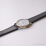 Dynastie vintage bicolore montre | Date suisse montre pour elle