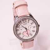 Cuore rosa Guess Chronograph Watch for Women 36mm Quartz Vintage