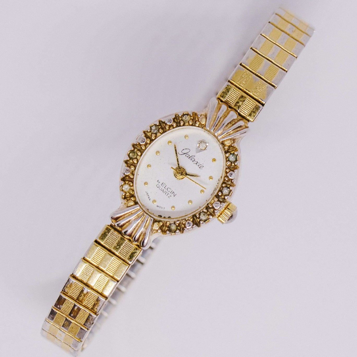 ELGIN  腕時計レディース Galaxie by Elgin Quartz Watch | Vintage Luxury Elgin Watch