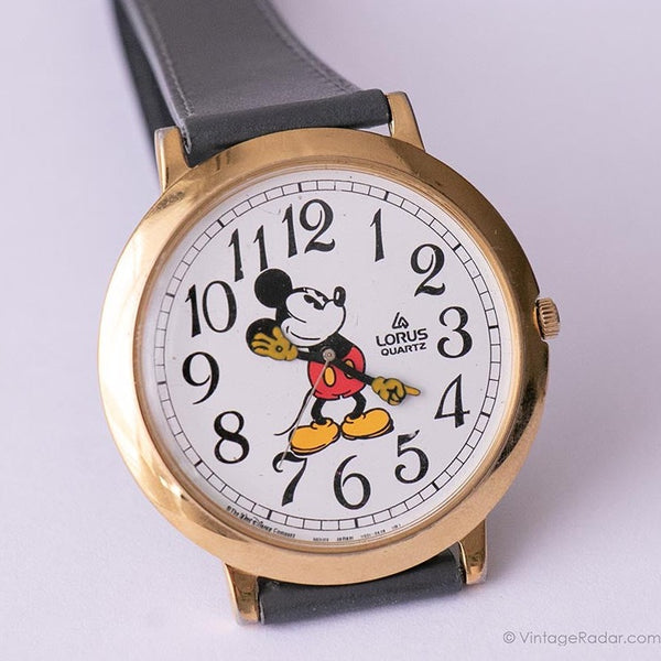 Gros Lorus Mickey Mouse montre V501-A020 R0 Ancien Disney