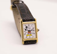 Década de 1990 Lorus V810-5000 RO Mickey Mouse Tanque reloj para adultos