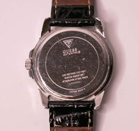 Tono plateado Guess reloj para mujeres Madre de Pearl Dial WR100 Vintage