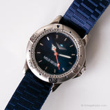 Vintage Mild Seven Wristwatch | Blue Dial Watch with Rotary Bezel
