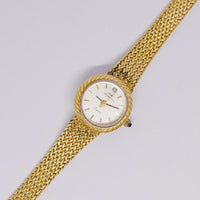 Gold-tone Vintage Jules Jurgensen Watch | Classic Vintage Wedding Watch - Vintage Radar