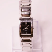 Guess Steel Watch for Women | Rectangular Black Dial Guess Watch Vintage