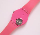 DRAGON FRUIT GP128 Vintage Swatch Watch | 2009 Pink Swatch Watch Gent - Vintage Radar