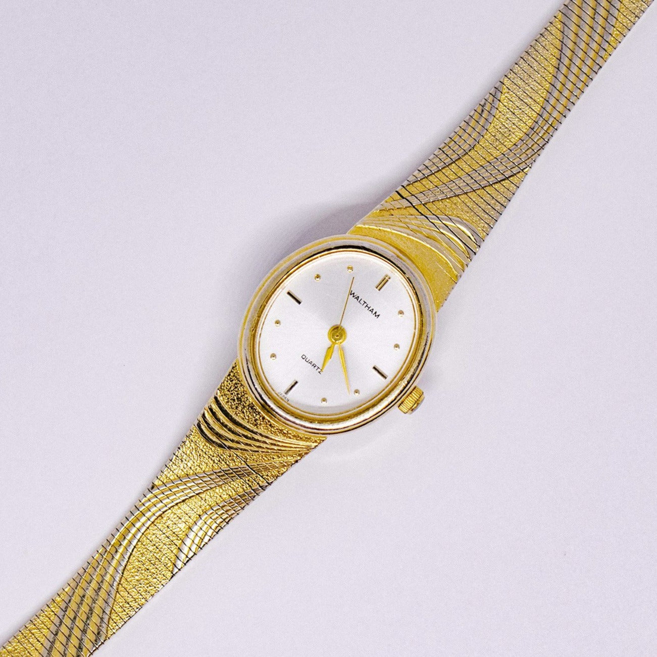 Waltham Lady Martin ゴールドクォーツ時計 Yahoo!オークション -「waltham 腕時計」(アクセサリー、時計