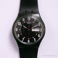 خمر 2007 Swatch SUJM704 Living Swiss Watch | أسود Swatch راقب