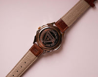 RARE Triple Calendar Guess Moonphase Watch with Chocolate Brown Dial