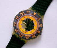 1990 Suisse swatch montre | Squelette Hyppocampus SDK103 swatch montre