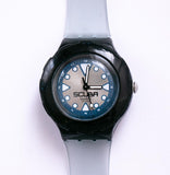 Vintage blu squisggle SDB118 swatch Guarda | SCUBA degli anni '90 swatch Guadare