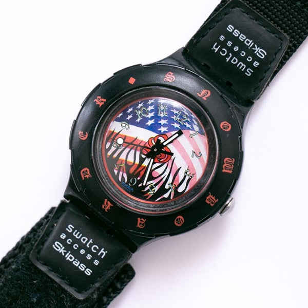 1997 Palmer SHB100 swatch reloj | Buceador vintage swatch reloj