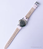 Vintage 1960s Timex Watch | 60s Wind-up Timex Steel Watch - Pink Watch Strap