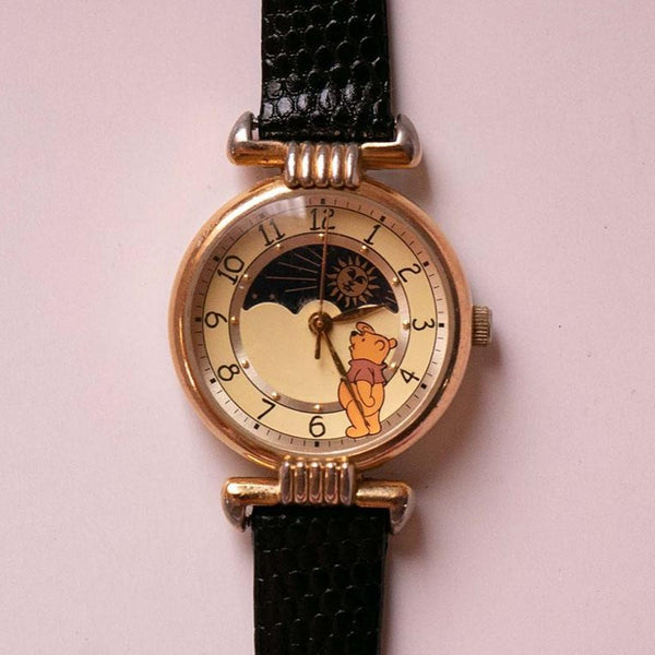 RARE Winnie the Pooh Moonphase Watch | Unique Disney Moon Phase Watch