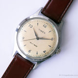 نادر الخمسينيات Timex ساعة ميكانيكية | الخمسينيات من القرن الماضي Timex راقب
