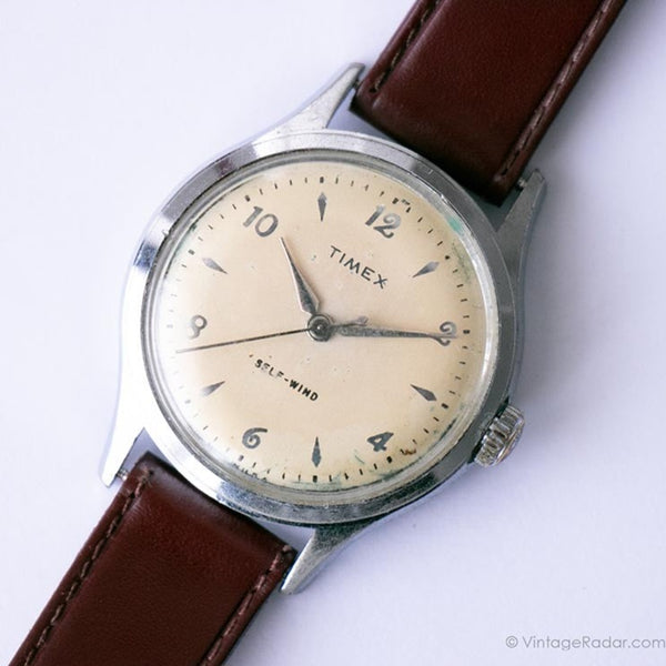 Rari anni '50 Timex Orologio meccanico Autocinamento vintage
