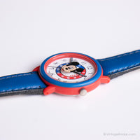 Red and Blue Original Disney Watch | Mickey Mouse Vintage Watch