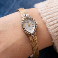 Gold-tone Jules Jurgensen Ladies Occasion Quartz Watch Adjustable Strap