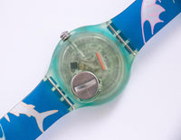 1990 swatch Scuba 200 SDN101 Happy Fish Watch | كلاسيكي swatch راقب