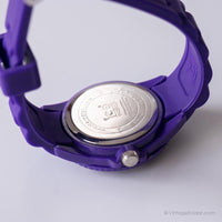 Vintage Purple Sports Uhr für Damen | Rosa Zifferblatteis Uhr