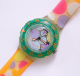 1991 SEA GRAPES SDK105 Vintage Swatch Watch | Swiss Diver Watch