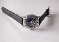 Silver-tone Lorus Sports Watch | Blue Dial Date Wristwatch