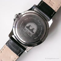 Tono plateado Lorus Deportes reloj | Reloj de pulsera de fecha de marcación azul