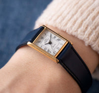Classic Vintage Jules Jurgensen Watch for Women with Square-shaped Case