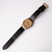 Tono de oro vintage Lorus reloj | Elegante reloj de pulsera de cuarzo de japón