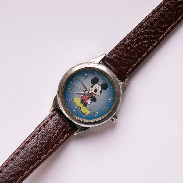 قرص أزرق صغير Seiko Mickey Mouse ساعة خمر | التسويق SII Disney راقب