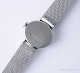 Elegantes Silberton Timex Uhr Für Damen | Vintage mechanisch Uhr