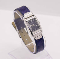 Vintage de lujo Isaac Mizrahi Diseñador reloj para mujeres dial rectangular