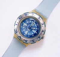 1993 LUNAIRE SDK113 Scuba Swatch Watch | Vintage Swiss Diver Watch