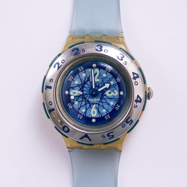 1993 Lunaire SDK113 Scuba swatch مشاهدة | ساعة غواص سويسرية عتيقة