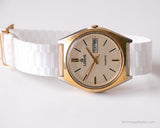 Tono d'oro vintage Lorus Data Guarda | Elegante orologio classico