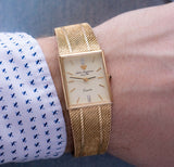 Jules Jurgensen since 1740 Diamond Quartz Watch with Rectangular Dial