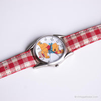 Winnie the Pooh Timex reloj | Antiguo Disney Regalo de tono plateado reloj