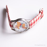 Winnie l'ourson Timex montre | Ancien Disney Cadeau à tons d'argent montre