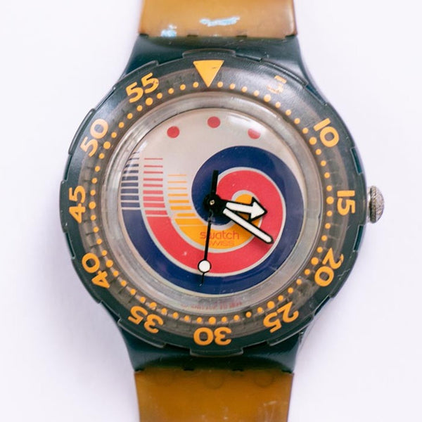 Vintage 1994 Scuba swatch Guarda | Seoul 1988 SDZ100 Swatch Scuba