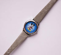 Blaues Zifferblatt Vintage Disney Mickey Mouse Uhr | Sii von Seiko MU1066 Uhr