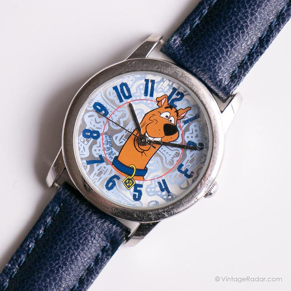 Blue Vintage Armitron Scooby Doo Watch |  90s Character Watch
