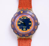 1991 Red Island SDK106 Swatch Scuba Guarda | Orologio da polso svizzero vintage