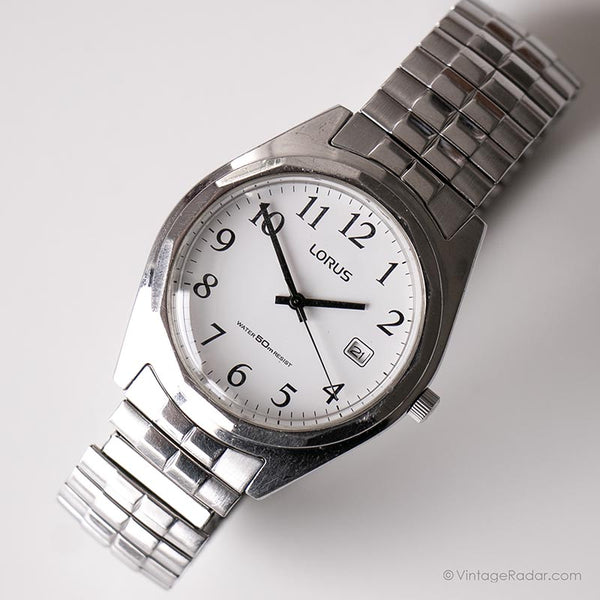 Vintage Classic Lorus Wristwatch | Silver-tone Office Watch