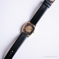 Elegante rey de león negro y dorado reloj | Vintage coleccionable Disney reloj