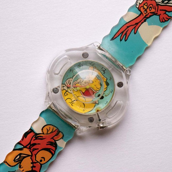 Winnie the Pooh & Friends Aqua Uhr Vintage mit farbenfrohen Armband