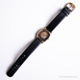 Elegante rey de león negro y dorado reloj | Vintage coleccionable Disney reloj