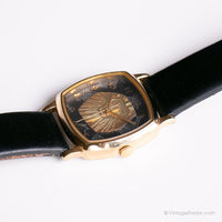 Elegante orologio per leone nero e oro | Vintage da collezione Disney Guadare